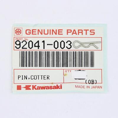 Kawasaki Cotter Pin 18.03MM Part Number - 92041-003 | eBay