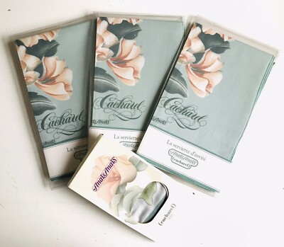 La serviette d'invité Anais Anais Cacharel 3x Gästehandtuch & 1x Taschentuch NEU