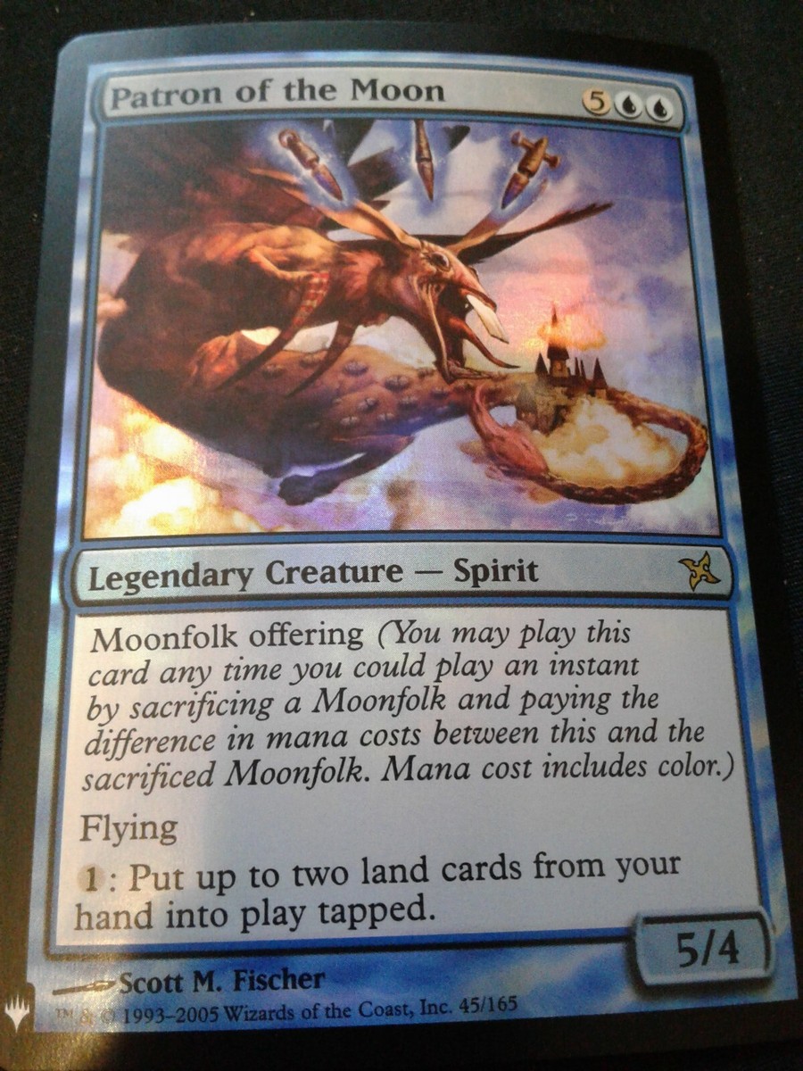 FOIL Patron of the Moon – MTG Mystery Booster / The List Card