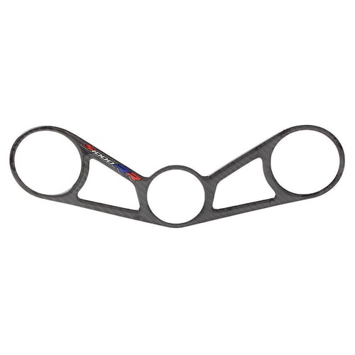 For BMW S1000RR 09-14 Carbon Look Top Triple Clamp Yoke Protector Sticker Pad - Picture 2 of 8