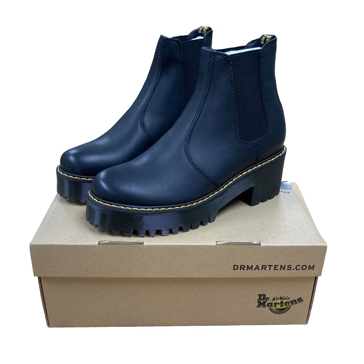 Dr. Martens Women's Rometty Platform Chelsea Boots -Black Dr. Martens Women's Rometty Platform Chelsea Boots -Black