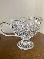 Vintage Crystal Pineapple Shannon Crystal Designs of Ireland Gravy Boat