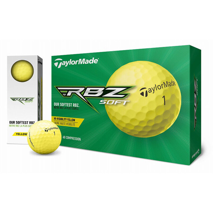 【新品】 テーラーメイド ゴルフボール RBZ ソフト イエロー 3ダース 黄色 Tayler Made RBZ Soft Golf Balls 2021 1Dozen / 12 Balls