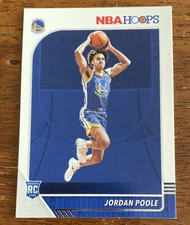 JORDAN POOLE 2019-20 Panini NBA Hoops RC #223 Golden State Warriors 🔥 