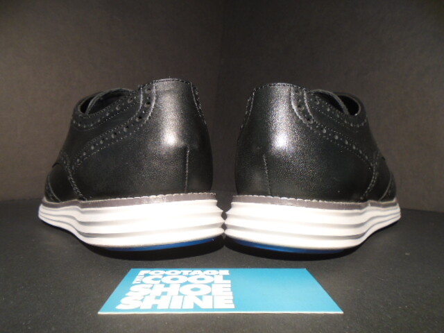 Cole haan lunar original grand black white 8.5 Cole Haan LunarGrand Wing Tip Leather Black Ivory Men main image 3