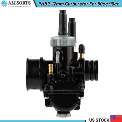 Racing PHBG Carburetor 17mm for Dellorto Style DS Manual Choke Scooter ATV 2T