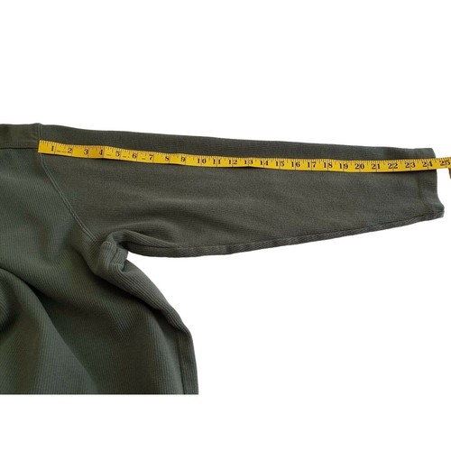 Eddie Bauer Shirt Mens Sz XXL Pullover Long Sleeve Casual Army Green 1/4 Zip - Picture 5 of 12