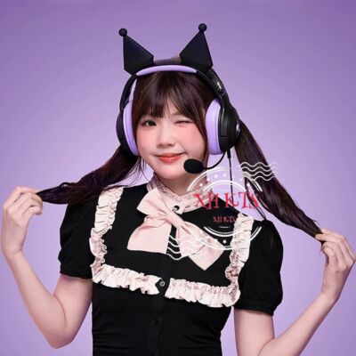 Razer x Sanrio Kuromi Kraken V3 X Wired Headset Headphone Limited