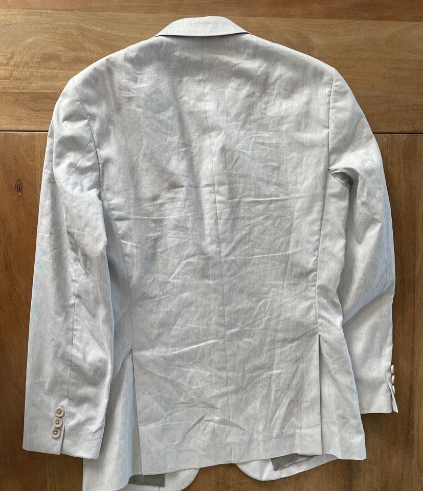 Chaqueta deportiva Theory Kris HL de sarga de algodón sin construir para hombre 36R calce ajustado Foto 3 de 4