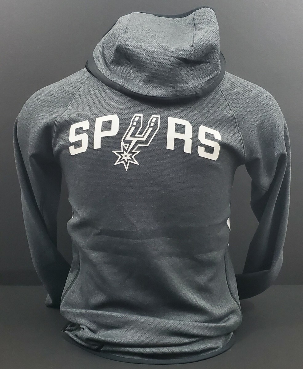 Nike San Antonio Spurs Therma Flex Showtime FZ Hoodie, Dark Grey