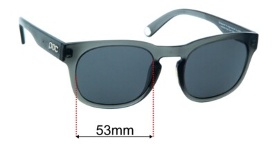 SFx Replacement Sunglass Lenses fits POC Require - 53mm Wide
