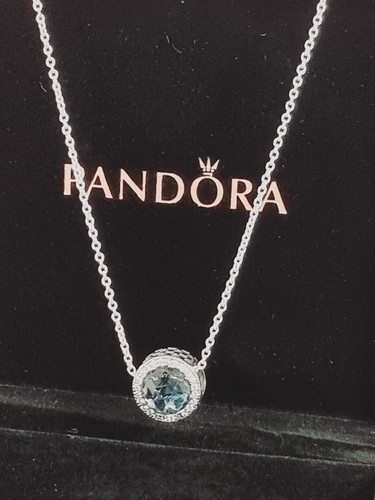 Complete Pandora Jewelry Set – Sterling Silver Bangle & Necklace with packaging - Picture 18 of 24