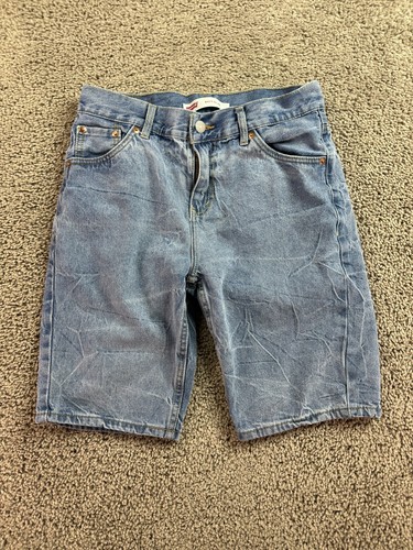 Levis 511 Shorts Boys 18 Regular 29W Slim Fit 9 In Denim Pockets Casual Kids - Picture 2 of 13