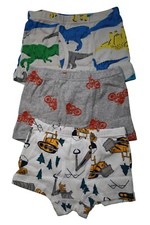 3 Packs 100 Cotton Toddler Little Boys Kids Underwear Breathable Boxer Briefs