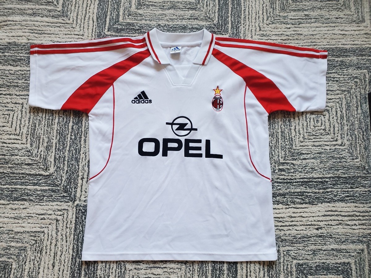 00s adidas ACミラン 2001-2002 3rd 2001-2002 AC Milan Rossoneri ACM Jersey Shirt Maglia Third
