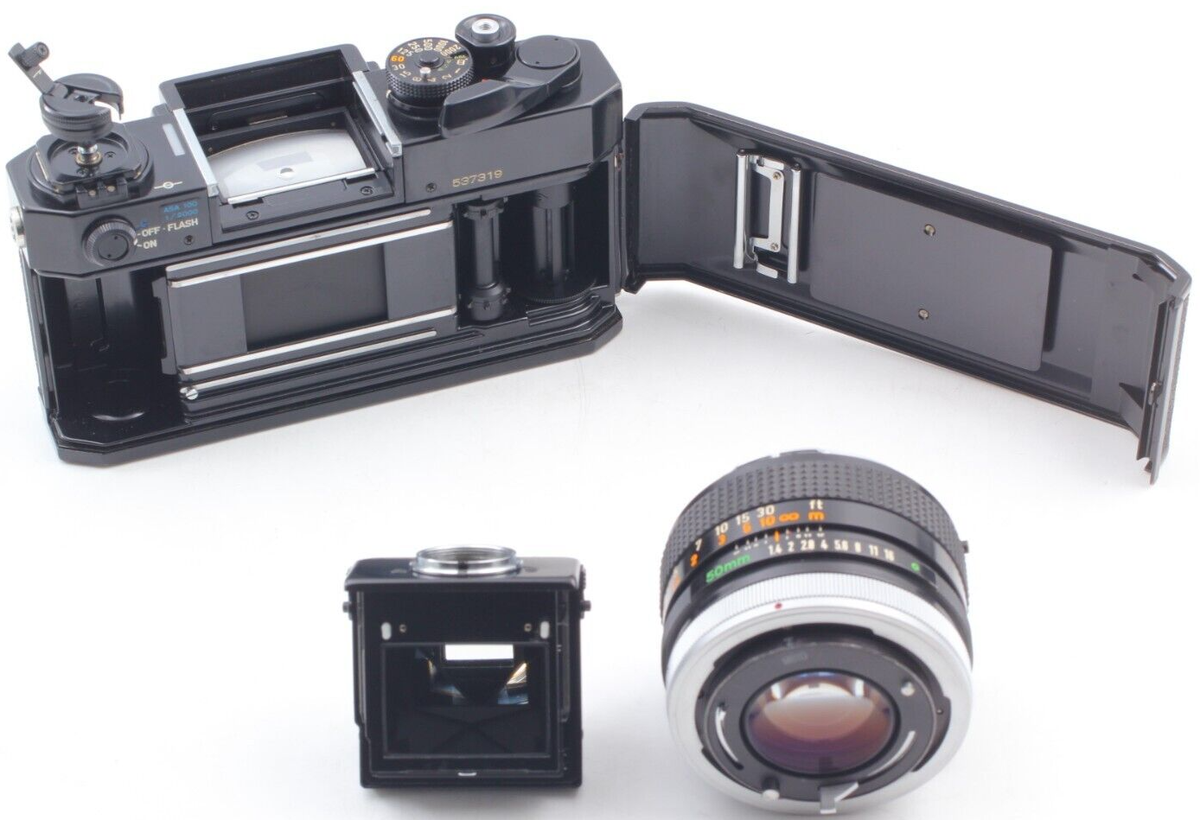 EXC++++!!]Canon A-1 35mm SLR film camera w/ New FD 50mm f/1.4 Lens Strap #5367