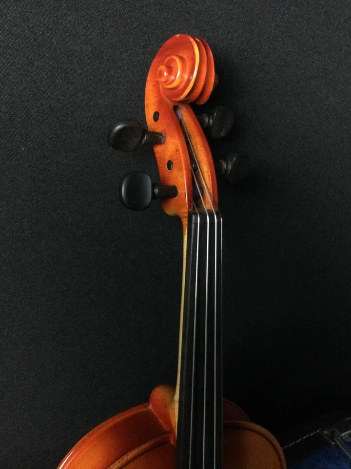 Traje de violín estudiantil Suzuki 220 3/4 con estuche y arco nuevo Foto 3 de 4