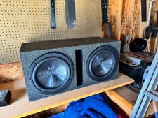 2 12 Subwoofers Arsenal Jvc With Rockford Fosgate 400 Watt Amp
