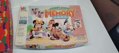 MB Games Vintage 90s Disney Mickey Mouse Memory And Bingo Games - Picture 2 of 7