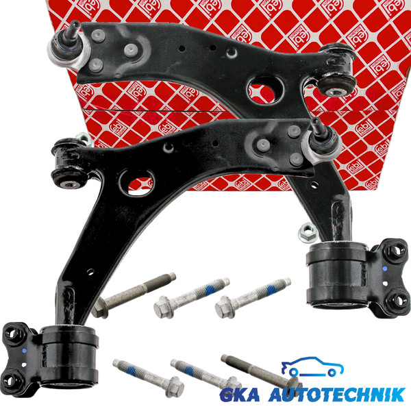 2X Febi Querlenker Vorne Passend FüR Ford Focus 2 Focus C-MAX Unten-image