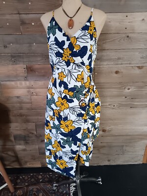 NWT J.O.A. Los Angeles Dress Cami Wrap Skirt Fully Lined Sz. Lg Boutique Summer