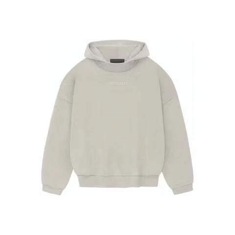 Felpa con cappuccio Fear of God Essentials Silver Cloud