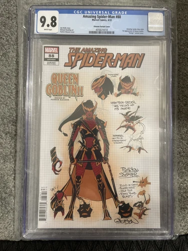 AMAZING SPIDER-MAN #88 GLEASON 1:10 DESIGN VARIANT - QUEEN GOBLIN CGC 9.8