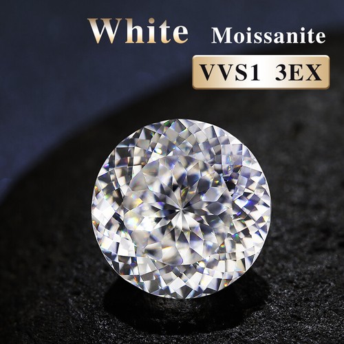 5~15mm Portuguese Cut D Color Moissanite Stone VVS1 Loose Gemstone W.Certificate - Picture 4 of 12