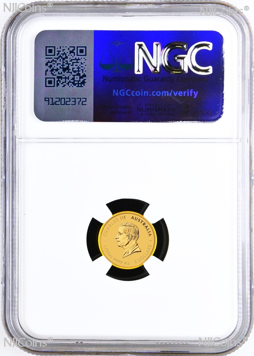 2025 Australia Bullion GOLD $5 Lunar Year of the Snake NGC MS70 1