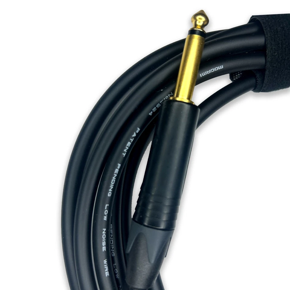 Mogami 2524 Guitar/Instrument Cable 10 ft – Neutrik NP2X‑B Gold Plugs –Handmade - Image 3 of 3
