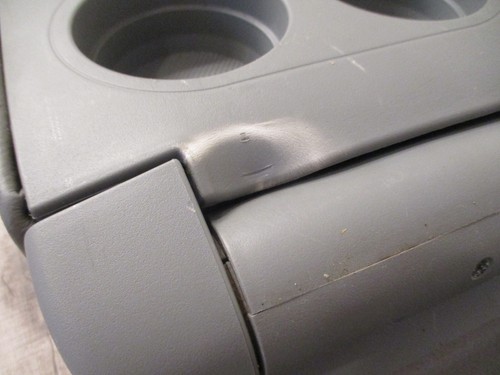 2001-2006 Acura MDX Center Console Lid Cover Armrest Gray Leather OEM Used READ - Picture 12 of 14