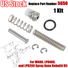 For Iwata Lph400 Lph200 W400 Spray Gun Rebuild Kit Lph200 Replacement Part 5650