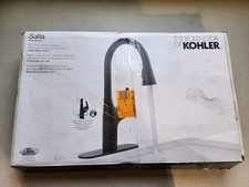 Kohler Safia Pull Down Kitchen Faucet with Soap Dispenser - Matte Black