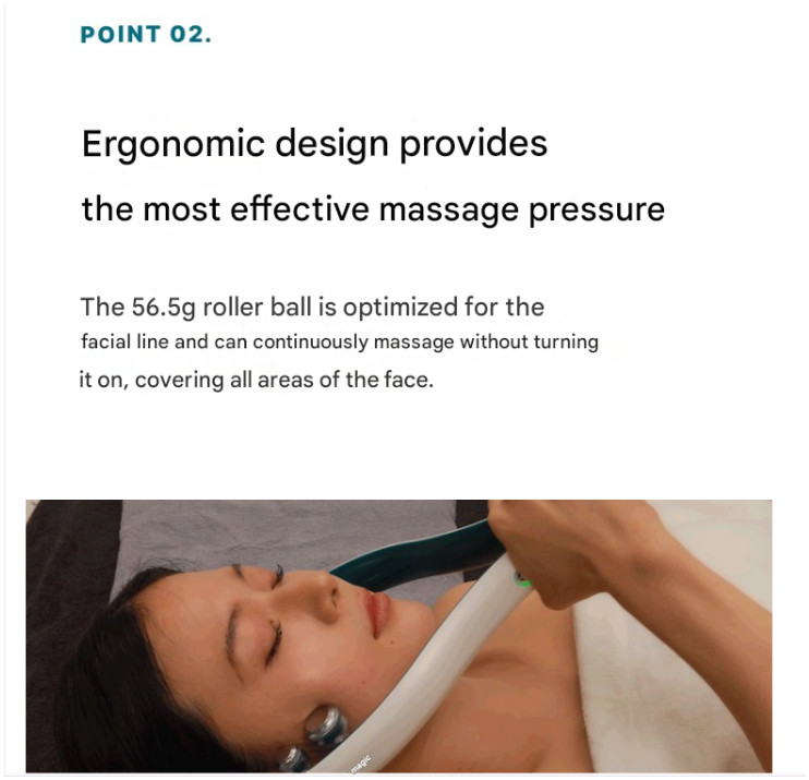 Honbody V-Shape Face Line Massger EMS Roller Anti-Wrinkles Lifting Anti-Ageing