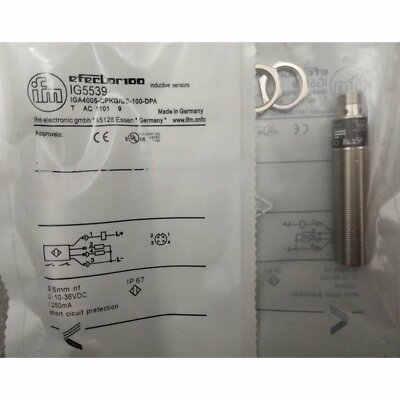 One New IFM IG5539 Proximity Switch Sensor Free Shipping