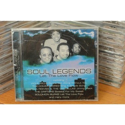 Soul Legends CD Let The Love Flow Classic R&B Motown Comp Marvin Gaye Drifters