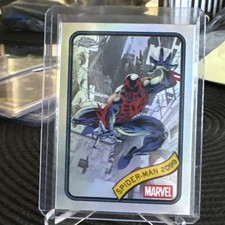 2025 Topps Chrome Marvel SPIDER-MAN 2099 #112 Base Chrome Refractor