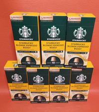 Nespresso Original Starbucks Rubio Espresso Café Tostado 70 Cápsulas Fecha 02-2027
