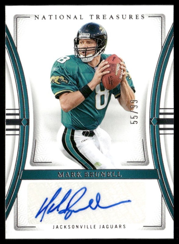 2023 Panini National Treasures Signatures #SIG-MBL Mark Brunell  Auto /99