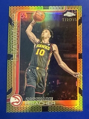 Topps Chrome 2025-26 Zaccharie Risacher #2 Basketball Refractor 172/275 Hawks