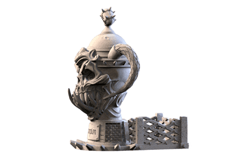Das Spiel des Schicksals - "Totenkopf Trophäe" Würfelturm - Bild 4 von 5