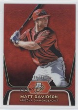2012 Bowman Platinum Prospects Red Refractor 6/25 Matt Davidson #BPP96 3i6