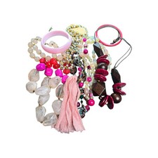 Shades of Pink Jewelry Lot - All Wearable - Pre-Owned