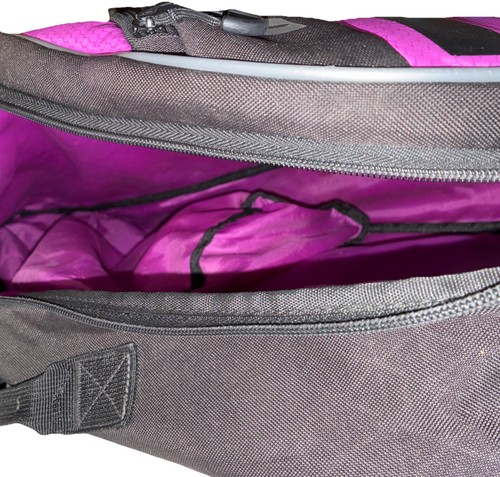 ADIDAS BARRICADE RACQUET BAG, Deep Pink and Black - Afbeelding 14 van 24