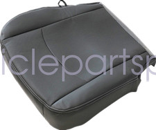 For 2010-2012 Dodge Ram 2500 Laramie Driver Bottom Leather Seat Cover Dark Gray