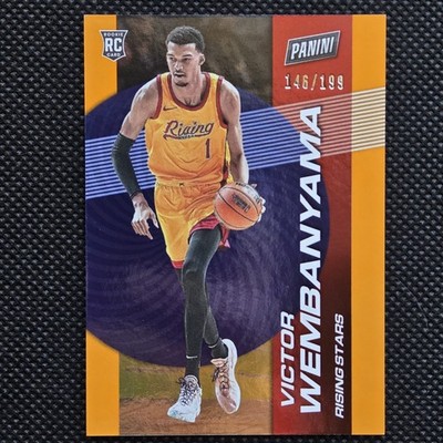 2023 Panini Victor Wembanyama Rookie Player Of The Day Orange /199 Color Match
