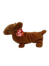 Ty Beanie Babies Weenie Style 4013 Dachshund Plush Toy 1995 Collectible Tags