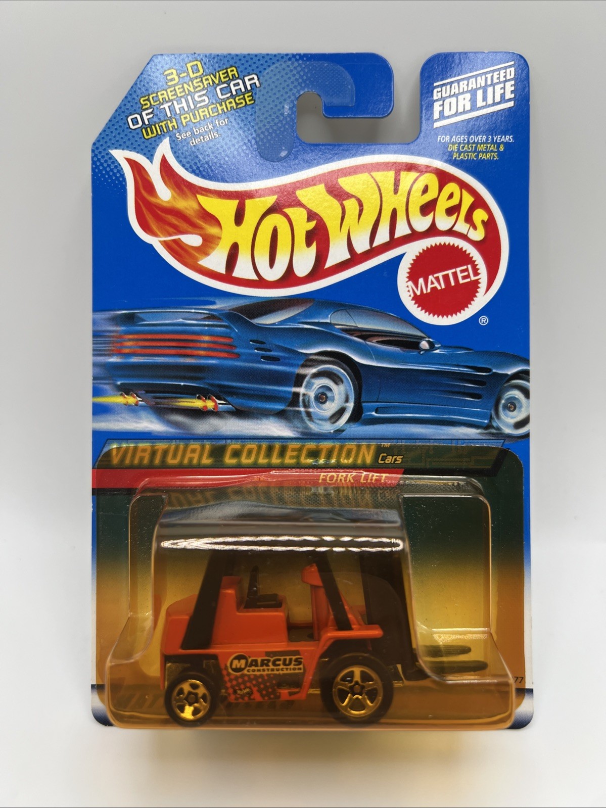 1999 Hot Wheels Virtual Collection 2000 Fork Lift #110 Forklift Diecast