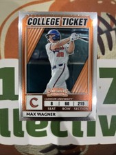 2022 Panini Elite Extra Edition - College Tickets Optic Max Wagner #CTO-39 (RC)