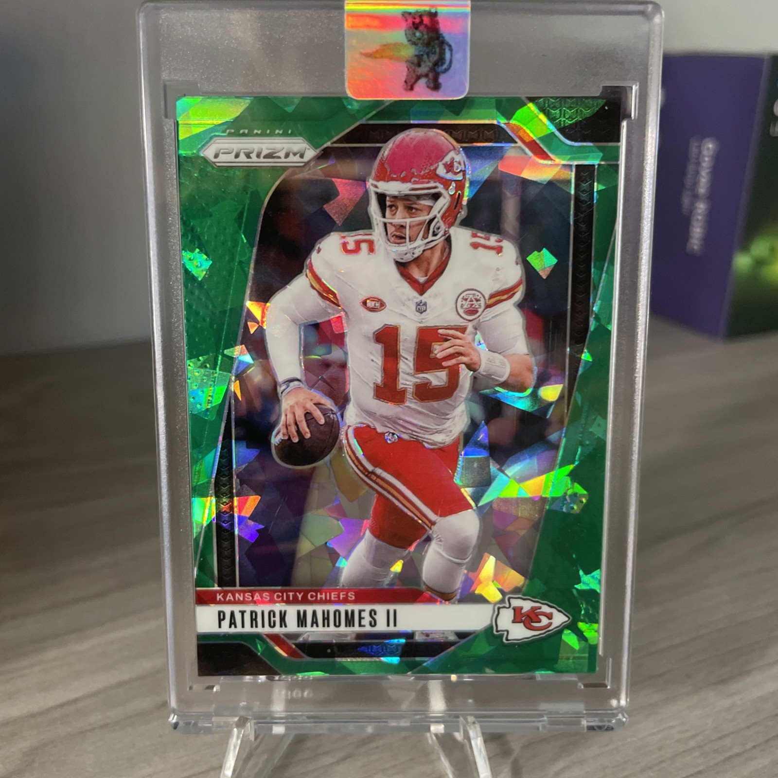 2024 Panini Prizm - Green Ice Prizm #138 Patrick Mahomes II SSP Retail Exclusive